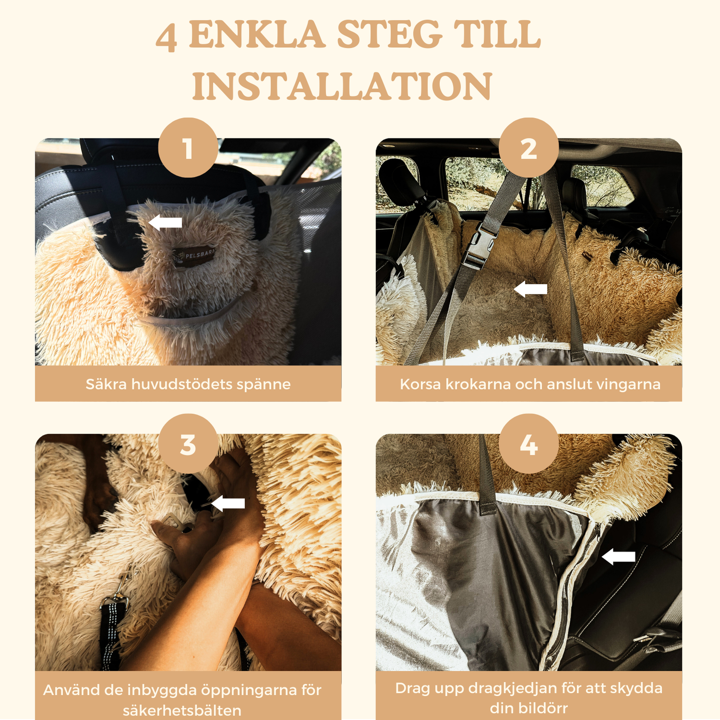 Pelsbarn Heltäckande Bilsätesskydd