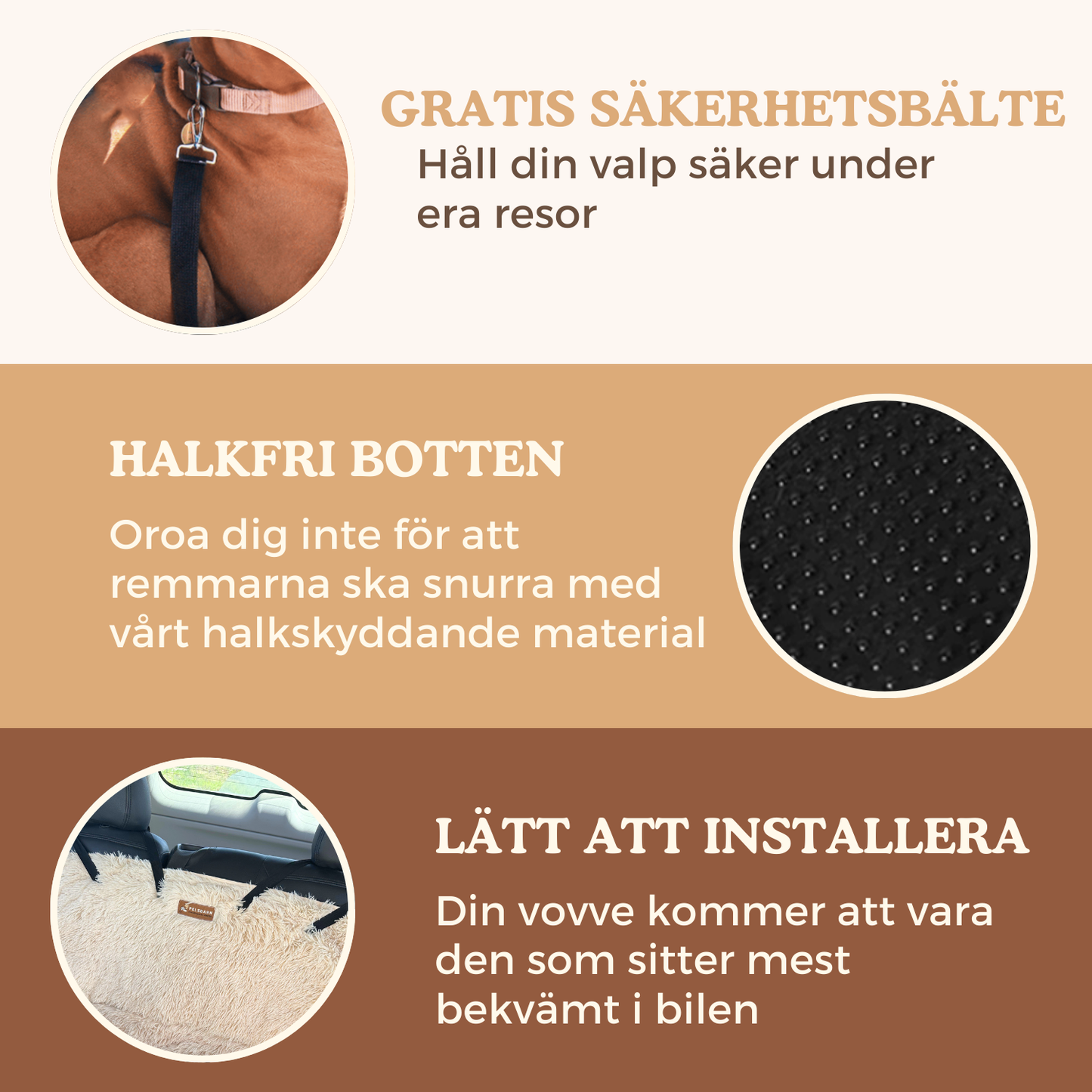 Pelsbarn Skyddande Bilsäng 2.0