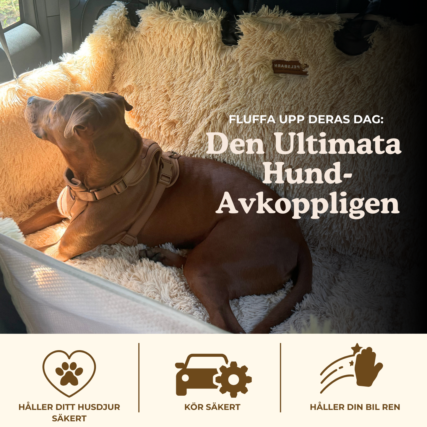 Pelsbarn Heltäckande Bilsätesskydd