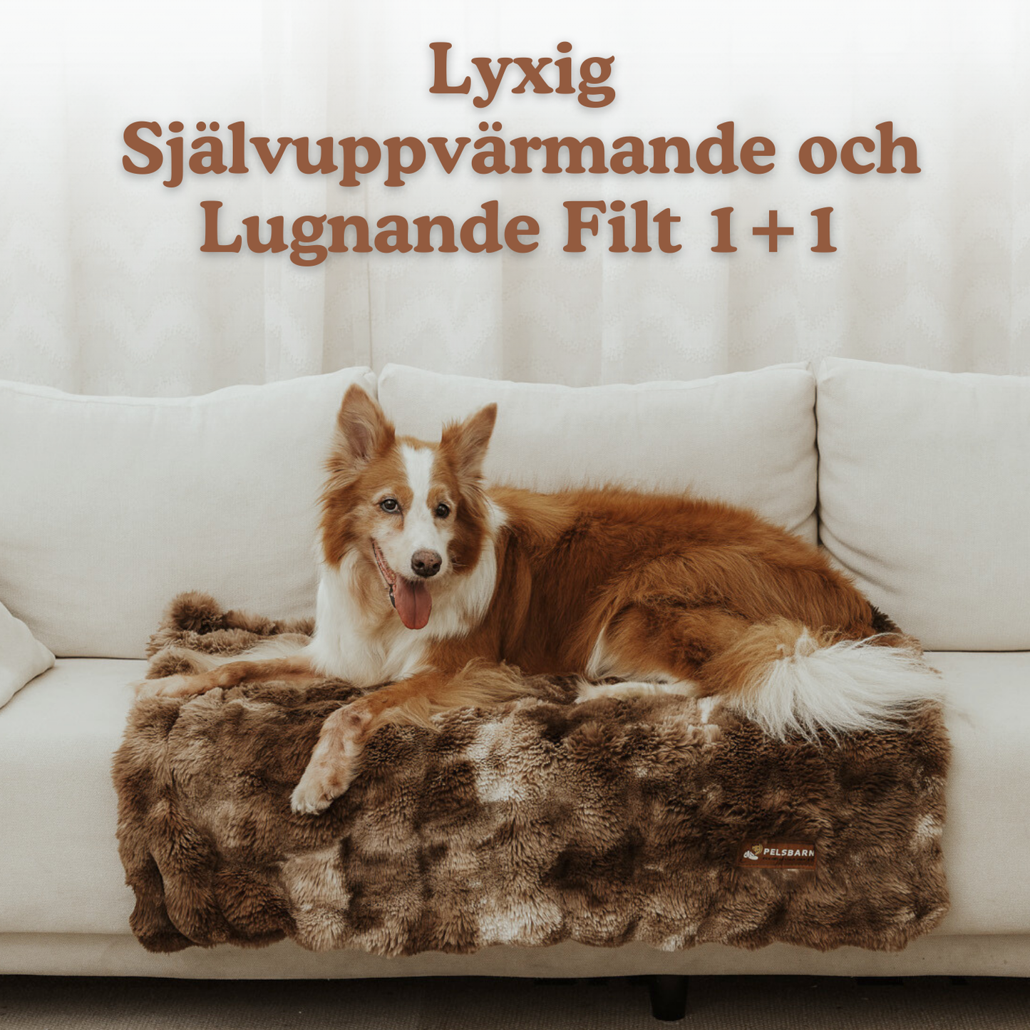 Lyxig Självuppvärmande och Lugnande Filt