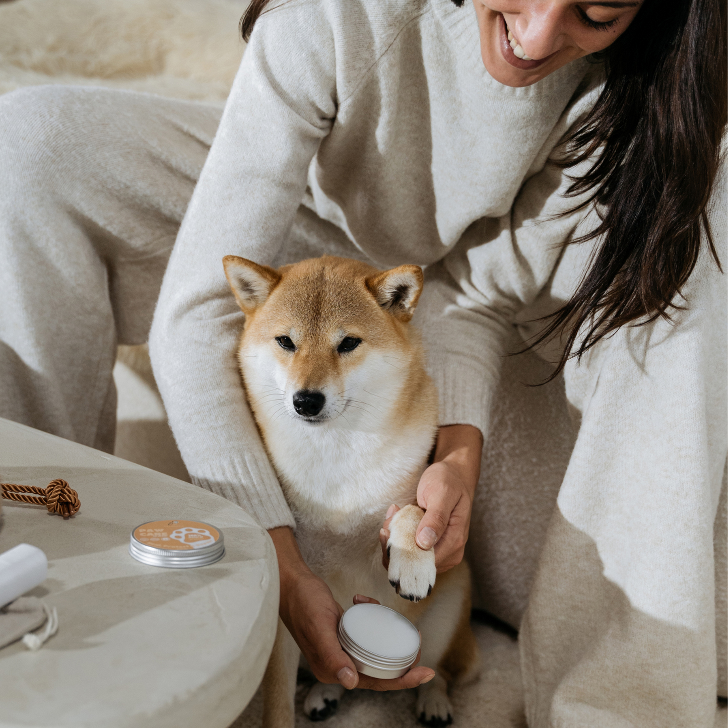 Hundtassbalsam för att skydda tassarna (100% naturligt och veganskt)