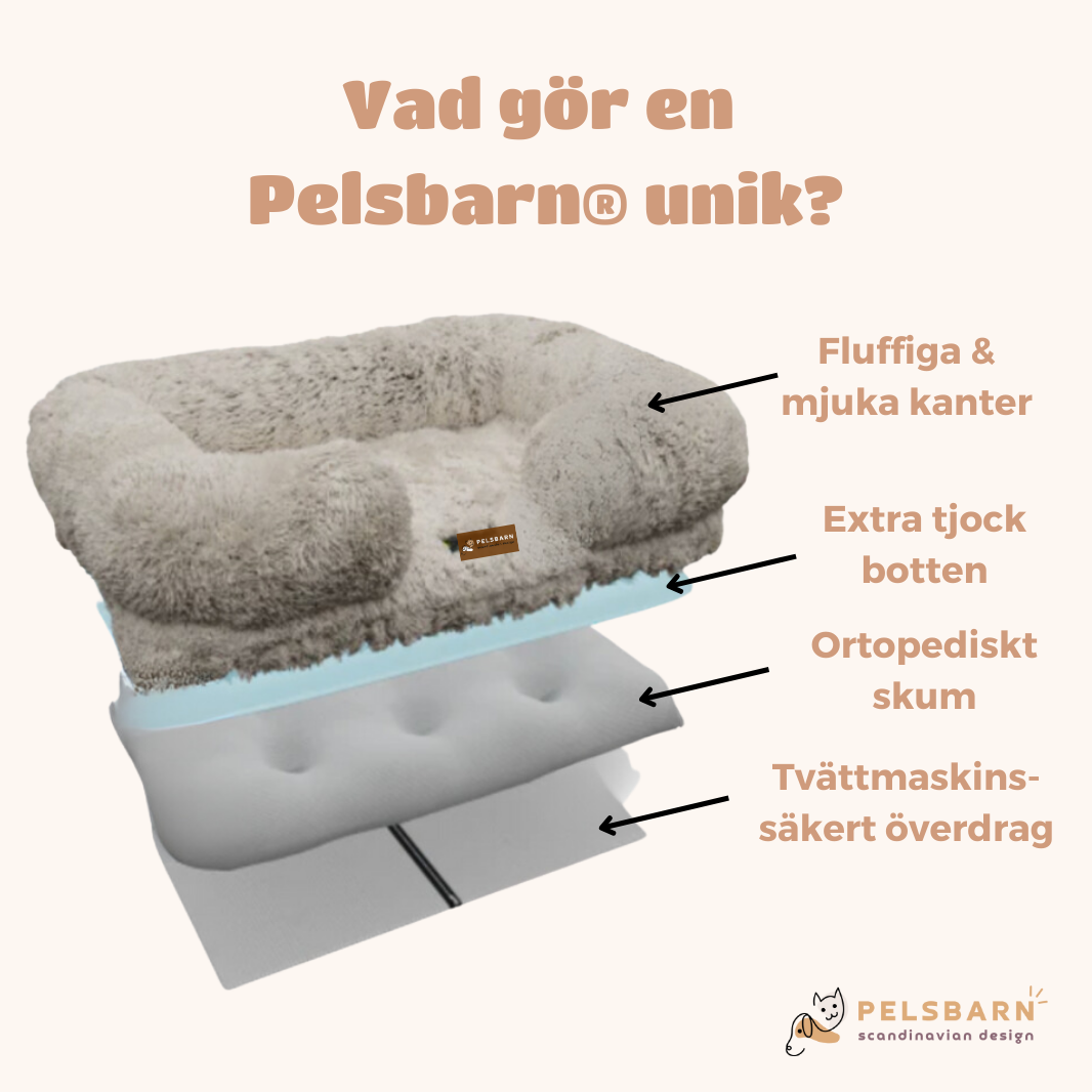 Ortopedisk Lugnande Hundsäng