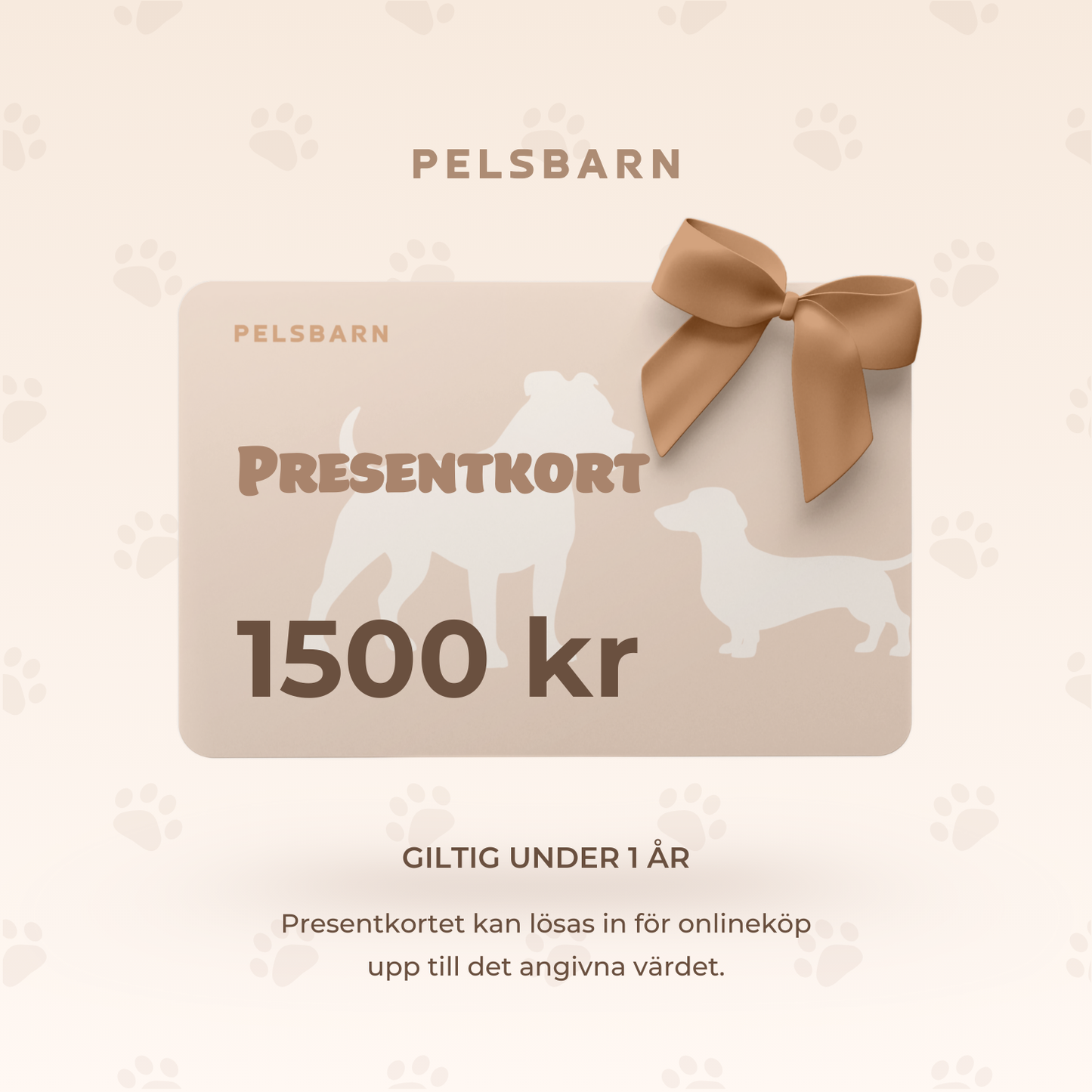 Pelsbarn Presentkort