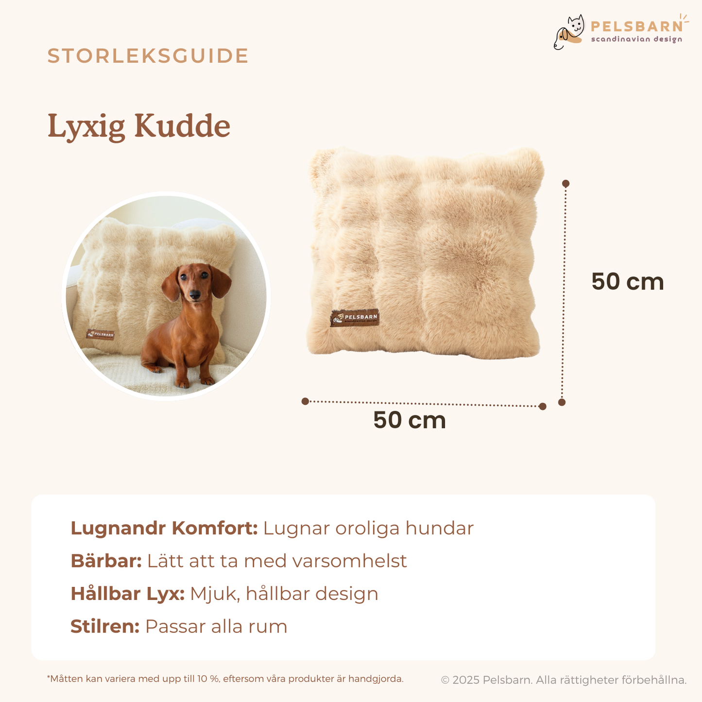 Pelsbarn Lyxig Kudde