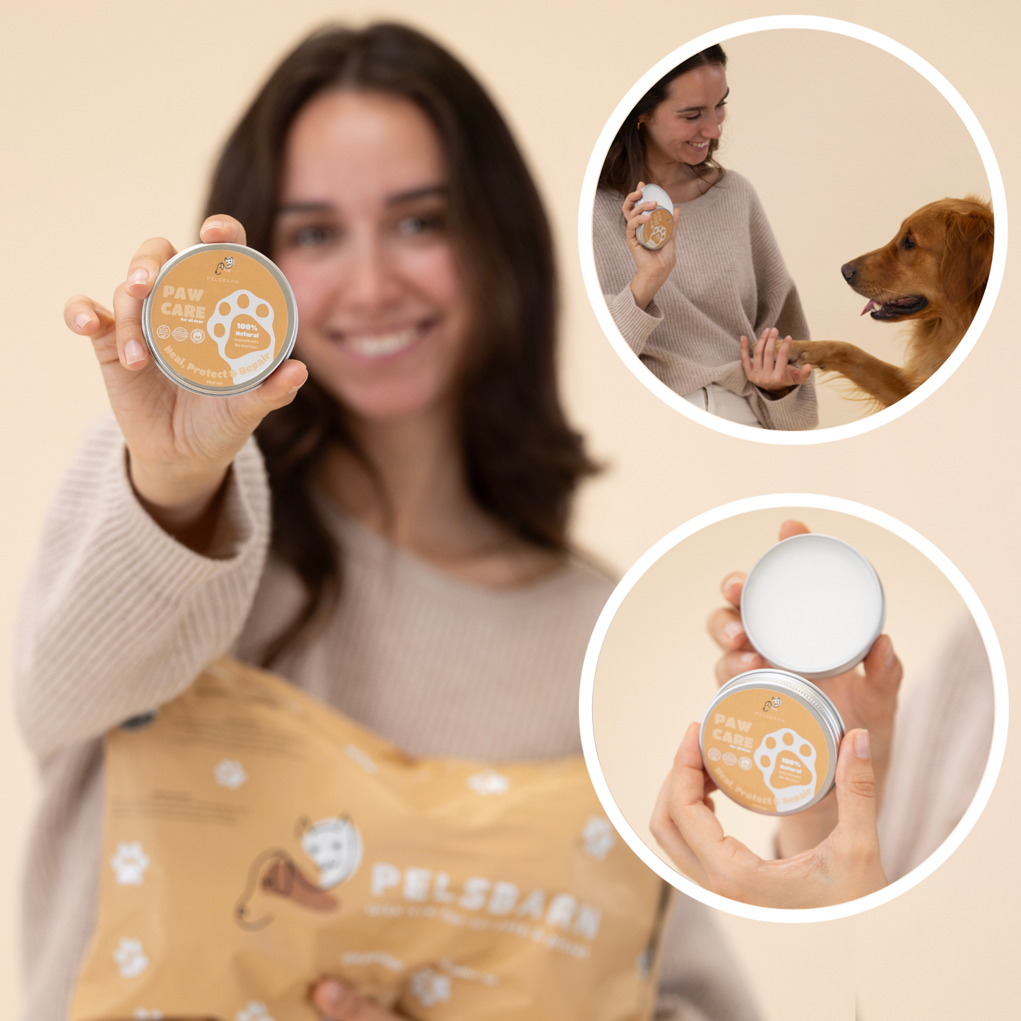Hundtassbalsam för att skydda tassarna (100% naturligt och veganskt)