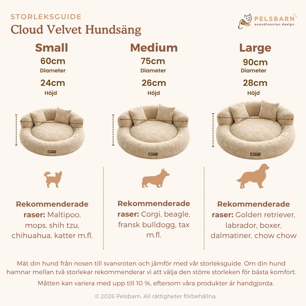 Cloud Velvet Hundsäng