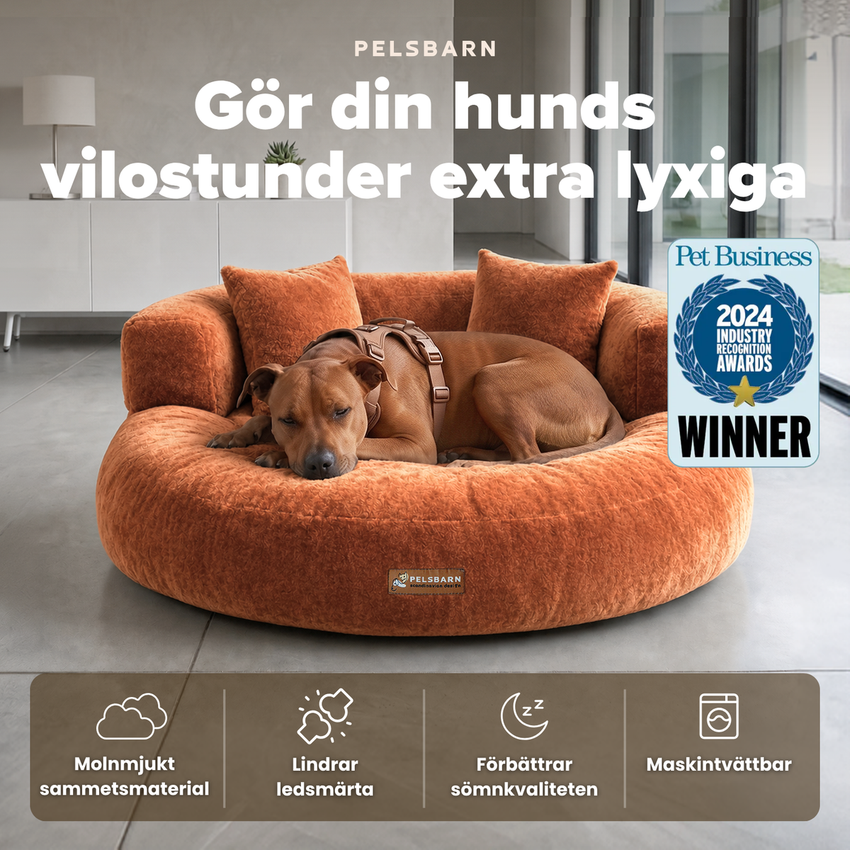 Cloud Velvet Hundsäng